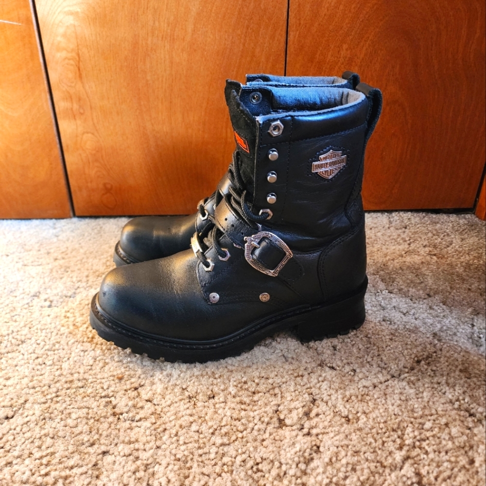 Women's Harley Davidson Leather Boots